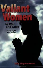 Cover of: Valiant Women in War and Exile by Sally Hayton Keeva