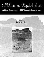 Cover of: Marmes Rockshelter: A Final Report on 11,000 Years of Cultural Use