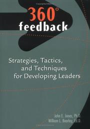 Cover of: 360-Degree Feedback : strategies, tactics, and techniques for developing leaders