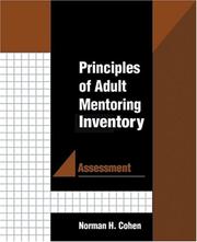 Cover of: Principles of Adult Mentoring Inventory (PAMI)