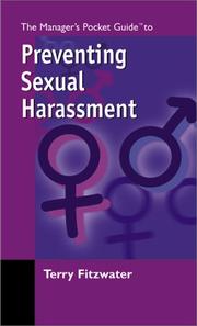 Cover of: The Manager's Pocket Guide to Preventing Sexual Harassment