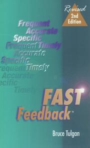 Cover of: Fast Feedback by Bruce Tulgan