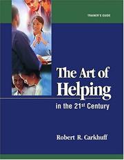 Cover of: Trainer's Guide for the Art of Helping