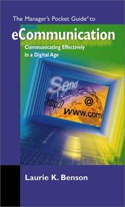 Cover of: The manager's pocket guide to ecommunication: communicating effectively in a digital age