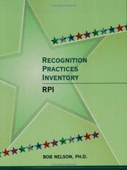 Cover of: Recognition Practices Inventory by Bob Nelson