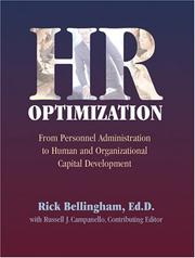 Cover of: HR Optimization: From Personnel Administration to Human and Organizational Development