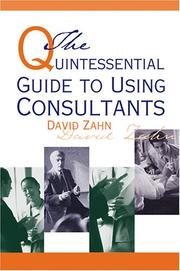 Cover of: Quintessential Guide to Using Consultants