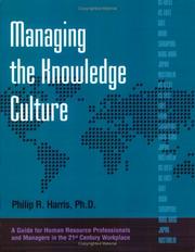 Cover of: Managing the Knowledge Culture