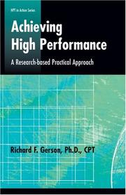 Cover of: Achieving High Performance