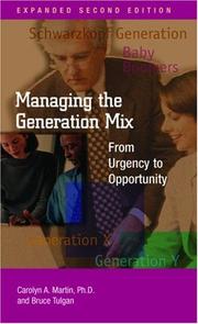 Cover of: Managing the Generation Mix