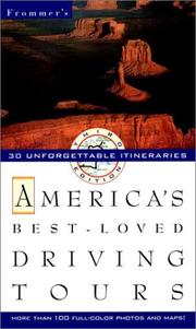 Cover of: Frommer's America's Best-Loved Driving Tours by Automobile Association (Great Britain), Eric Inglefield, Arthur Frommer, Automobile Association (Great Britain), Eric Inglefield, Arthur Frommer