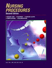 Cover of: Nursing procedures.