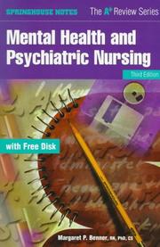Cover of: Mental health and psychiatric nursing