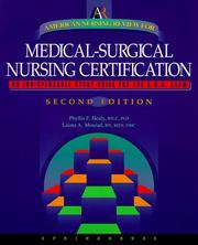 Cover of: American nursing review for medical-surgical nursing certification by Phyllis F. Healy