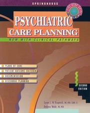 Cover of: Psychiatric care planning
