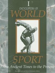 Cover of: Encyclopedia of World Sport by 