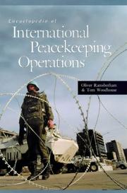 Cover of: Encyclopedia of international peacekeeping operations by Oliver Ramsbotham