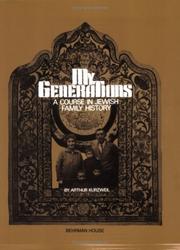 Cover of: My generations: a course in Jewish family history