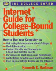 Cover of: Internet guide for college-bound students by Kenneth E. Hartman
