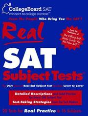 Cover of: Real SAT Subject Tests