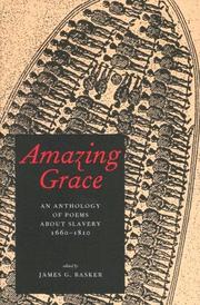 Cover of: Amazing Grace: An Anthology of Poems About Slavery, 1660-1810