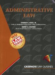 Cover of: Casenote law outlines.