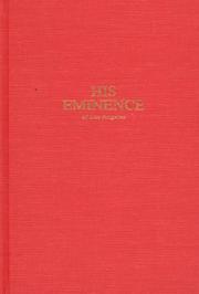 Cover of: His Eminence of Los Angeles by Francis J. Weber