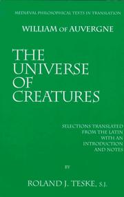 Cover of: The universe of creatures