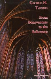 Cover of: From Bonaventure to the reformers by Tavard, George H.