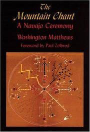Cover of: The Mountain Chant by Washington Matthews