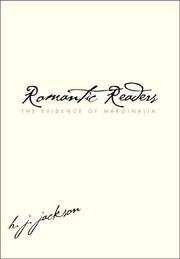 Cover of: Romantic readers: the evidence of marginalia