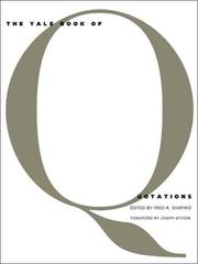 Cover of: The Yale Book of Quotations by 