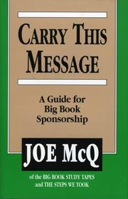 Cover of: Carry this message