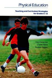 Cover of: Physical education by Daryl Siedentop, Daryl Siedentop