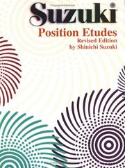 Cover of: Position Etudes (Suzuki Violin School) by Shinichi Suzuki
