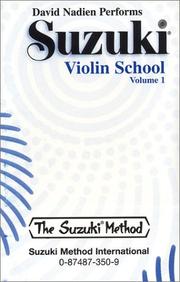 Cover of: David Nadien Performs Suzuki Violin School, Volume 1 (Suzuki Method Core Materials) by 