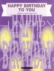 Cover of: Happy Birthday to You by Mildred J. Hill, Patty S. Hill