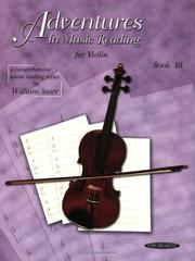 Cover of: Adventures in Music Reading for Violin