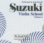 Cover of: Suzuki Violin School, Vol. 6