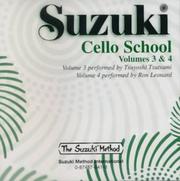 Cover of: Suzuki Cello School, Volumes 3 & 4 (Suzuki Method Core Materials)