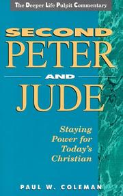 Cover of: Second Peter and Jude: Staying Power for Today's Christian (Deeper Life Pulpit Commentary)