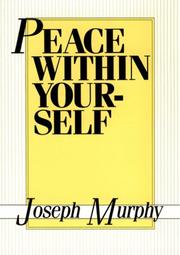 Cover of: Peace Within Yourself