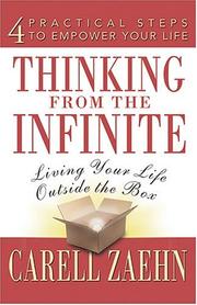 Cover of: Thinking from the Infinite by Carell Zaehn, Carell Zaehn