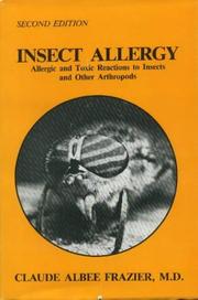 Cover of: Insect allergy: allergic and toxic reactions to insects and other arthropods