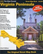 Cover of: ACD The Map People Virginia Peninsula Street Map Book