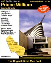 Cover of: Adc Prince William County, Virginia Atlas (Adc the Map People Prince William County Virginia)