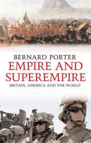 Cover of: Empire and superempire: Britain, America, and the world