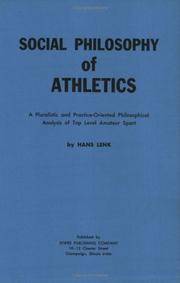 Cover of: Social philosophy of athletics by Hans Lenk