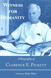 Cover of: Witness for humanity by Lawrence McK Miller