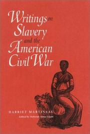 Cover of: Writings on slavery and the American Civil War